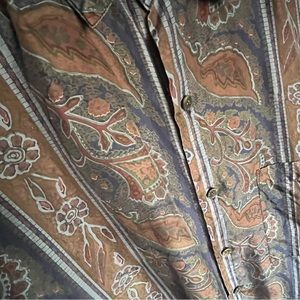 100%silk Paisley Shirt